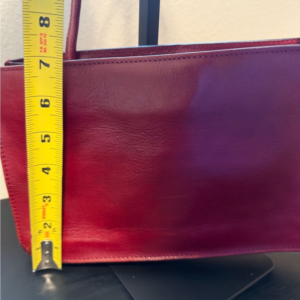 Wilsons Leather Red Shoulder Bag Set - Picture 4 of 6